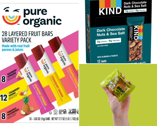 Healthy Snacks For On The Go! cover photo collage