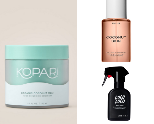 coconut shower routine 🥥🫧 cover photo collage