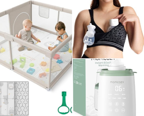 Baby registry must haves! cover photo collage