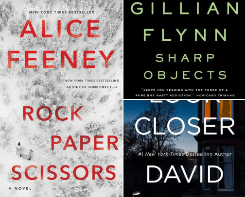 THRILLER BOOKS REC WITH THE BEST PLOT TWISTS (PART 1) cover photo collage