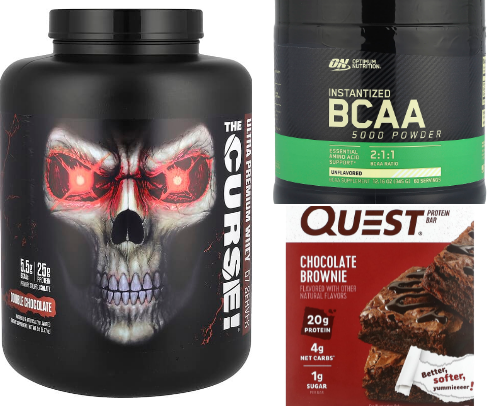 Fuel, Strength, Wellness, Supplements & Snacks cover photo collage