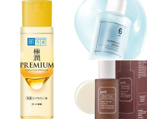Winter skincare must haves˚✧₊⁎ cover photo collage
