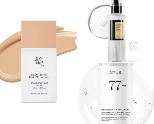 Viral Korean Skincare for Glass Skin cover photo collage
