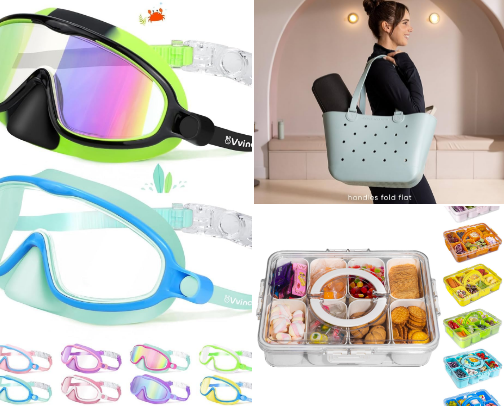 Kids Beach + Travel Must Haves cover photo collage