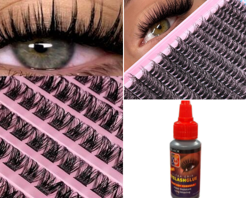 how to achieve the BEST Lash Clusters cover photo collage