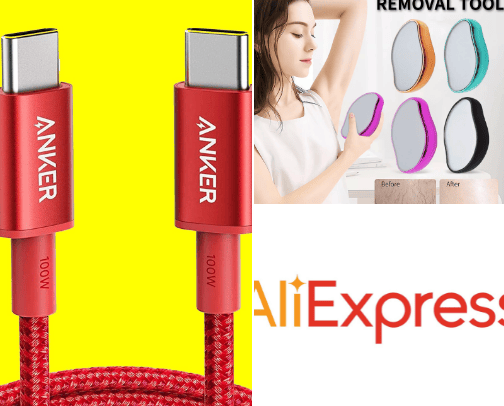 ALIEXPRESS recommendations cover photo collage
