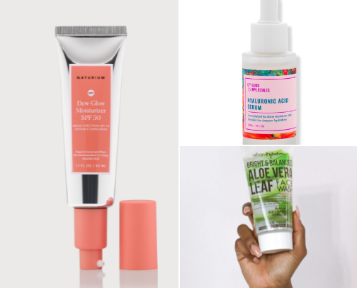 Dry Skin Friendly PCOS Skincare Recs cover photo collage