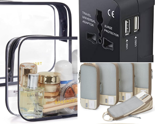 The Ultimate Budget Travel & Packing Essentials Toolkit cover photo collage