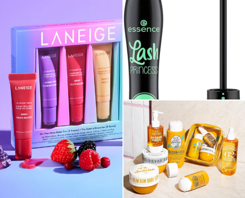 beauty and skincare cover photo collage