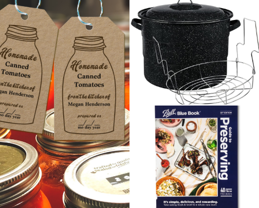 Canning and Preserving- Basic Tools and Time savers cover photo collage