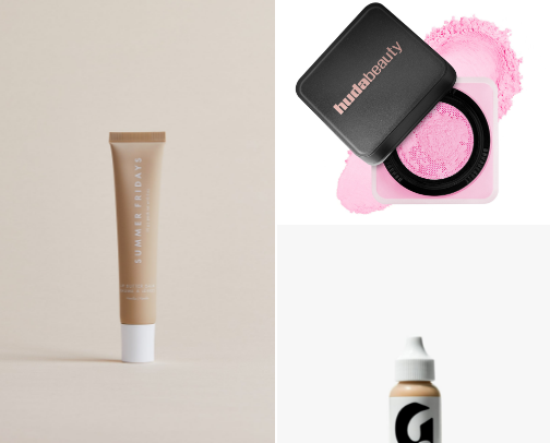 makeup routine 💄 cover photo collage