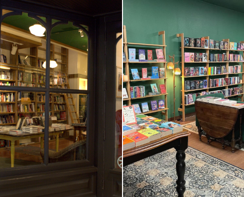 The cutest book shops 🫶🏼 cover photo collage