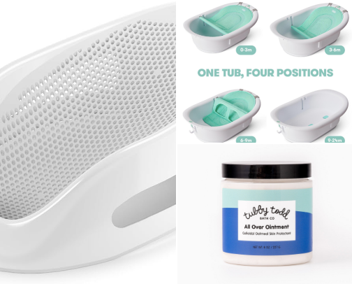 Baby Bath Time cover photo collage