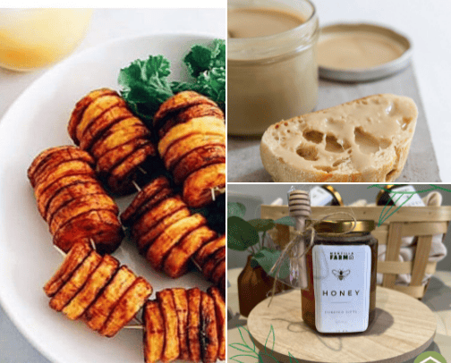Vegan food cover photo collage