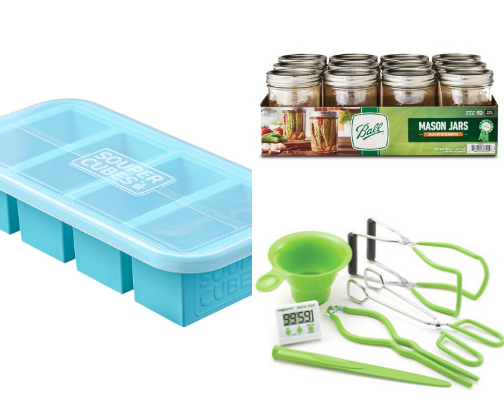 Must haves for home food preservation cover photo collage