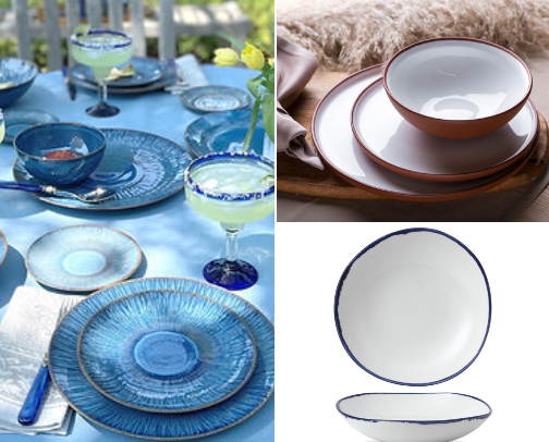 Matte Ceramic Plates cover photo collage