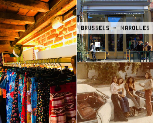 📟 My little vintage map of Brussels – things that have a history cover photo collage