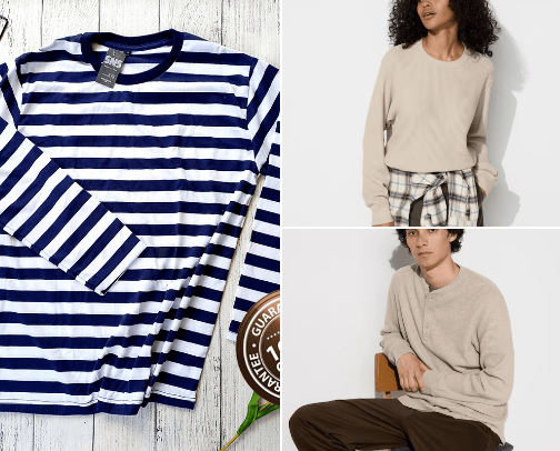 Baju lengan panjang wanita cover photo collage