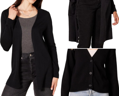 Cozy Open Front Cardigans for Women cover photo collage