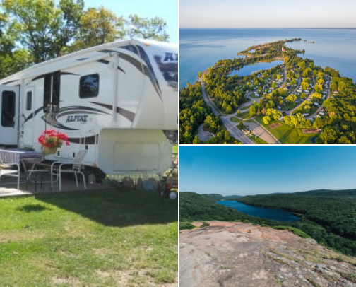 Michigan Beaches to visit cover photo collage