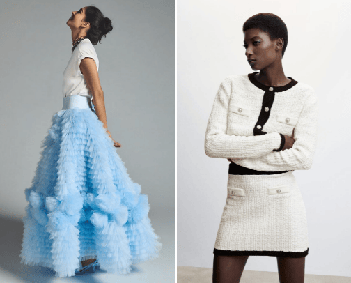 Skirts cover photo collage