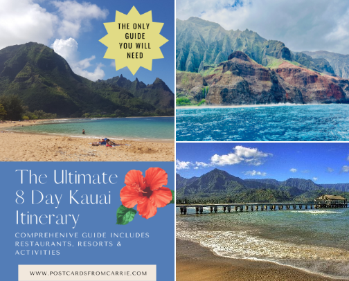 The Ultimate Kauai, Hawaii Travel Guide cover photo collage