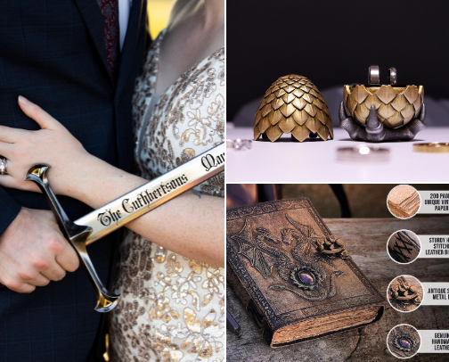 Dragon Themed Wedding Ideas! cover photo collage