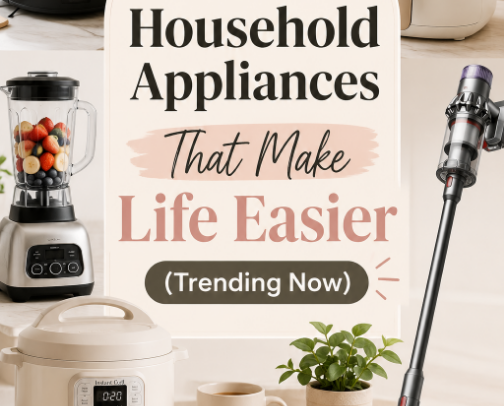 Household Appliances That Make Life Easier (Trending Now) cover photo collage