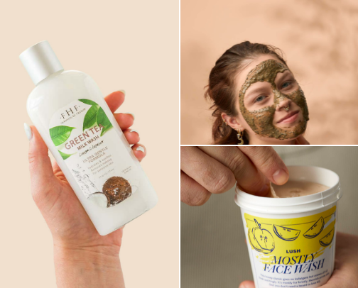 Favorite skin care from an oily skin girlie cover photo collage