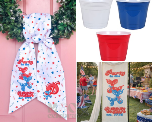 Fourth of July Backyard Party Inspiration cover photo collage