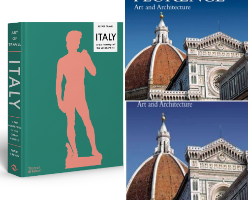 Download - Italy: In the Footsteps of the Great Artists (The Art of Travel, 1) guide cover photo collage
