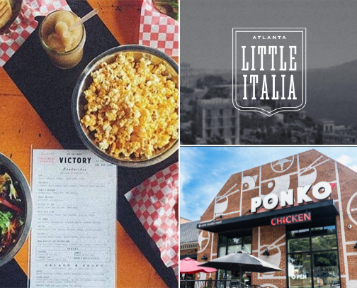 Affordable date night in ATL cover photo collage