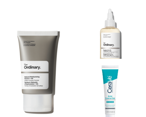SKINCARE PRODUCTS FOR ACNE PRONE SKIN! cover photo collage