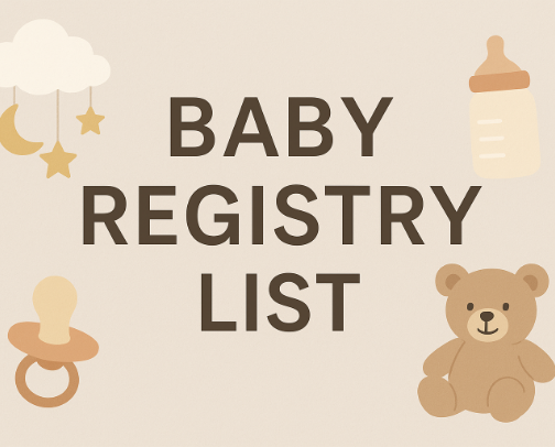 Baby Registry Necessities cover photo collage