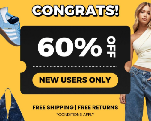 Congrats 60% off New users only cover photo collage