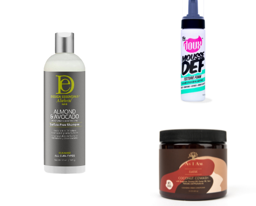 Natural Hair/Curly Hair Products cover photo collage
