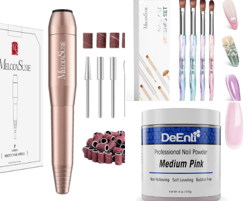 Be your own nail tech with these items 💅 cover photo collage