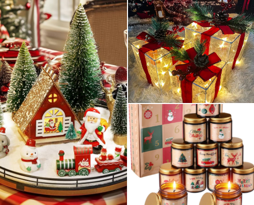 Holiday items cover photo collage