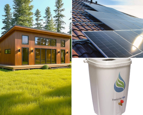 Sustainable Style: Building with Purpose cover photo collage