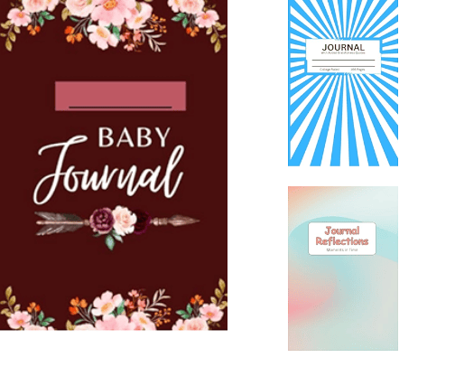 Journals & Coloring Books cover photo collage