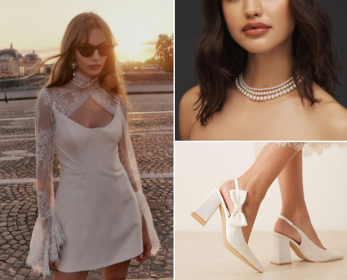 Wedding Must-Haves: Dress, Planner & Invitations cover photo collage