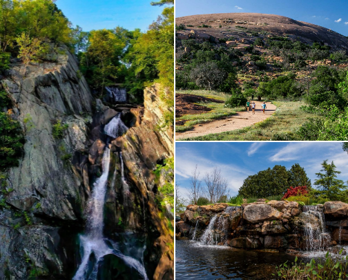 Texas Parks & Hiking Trails cover photo collage