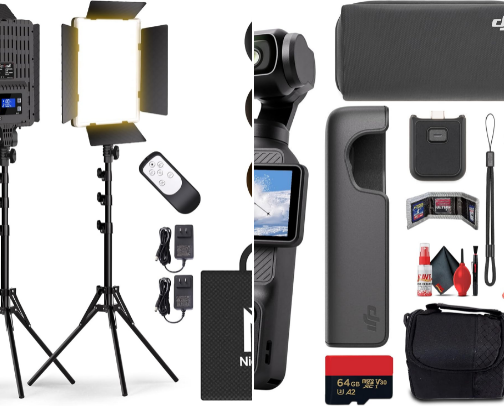 Vlogging cover photo collage