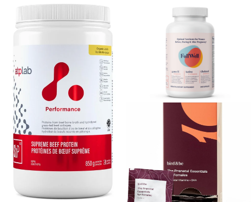 Wellness - Protein, Sups & Low-Tox Items for Fertility & TTC cover photo collage
