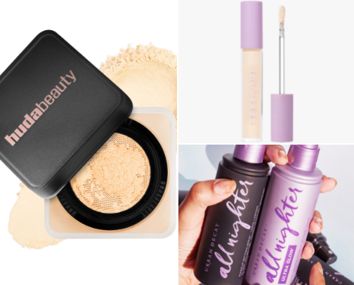 Absolute holy grail makeup products! cover photo collage