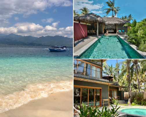 The Gili islands - TWO hours from Bali cover photo collage