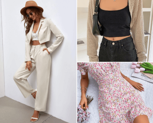 Shein 👗 cover photo collage