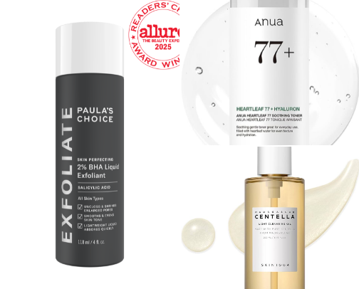My Postpartum Skincare Non-Negotiables cover photo collage
