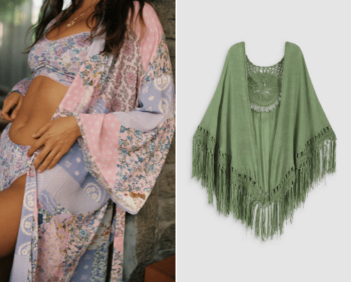 Bohemian Robes & Wrap Arounds cover photo collage