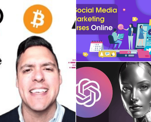Courses for business and earning cash fast! 💰💵 cover photo collage